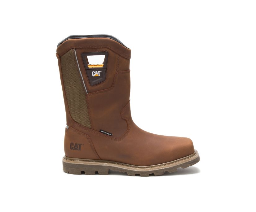 Panske Pracovne Topanky Caterpillar - Stillwell Waterproof Steel Toe - Hnede ( 5160-KMAYT )